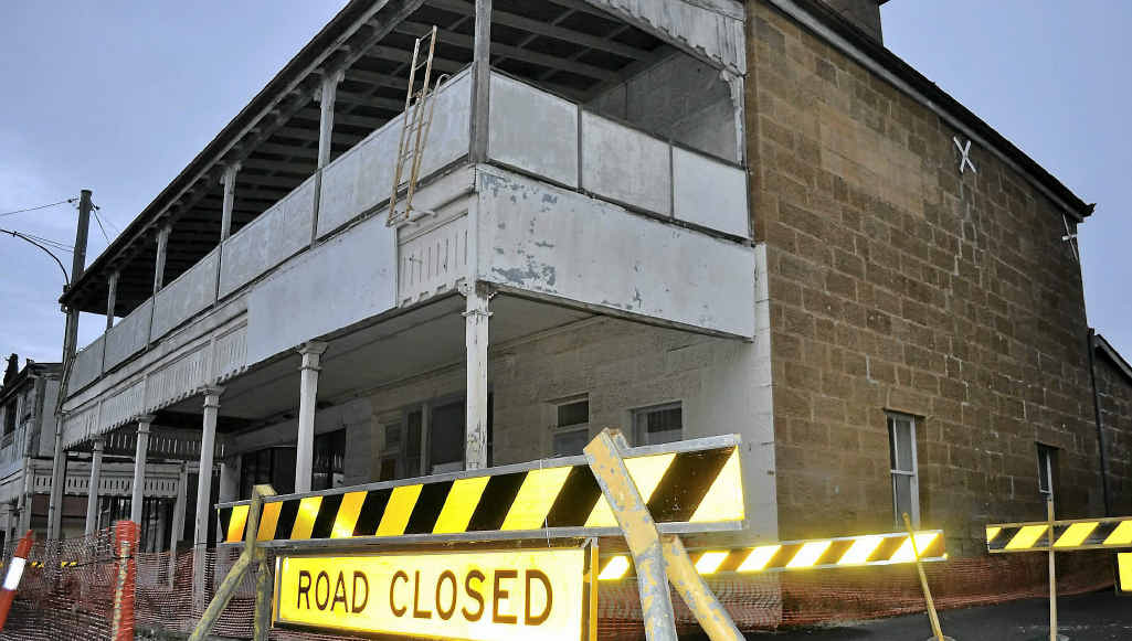 The controversial Plumbs Chambers site. The controversial Plumbs Chambers site.